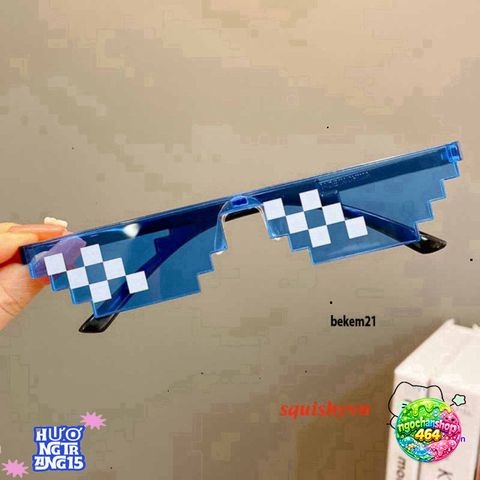 Kính Mát Thug Life Đen - Sunglasses Chất Lượng Cao Cho Game Thủ, Người Đam Mê Meme và Troll - Món Quà Độc Đáo