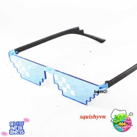 Kính Mát Thug Life Đen - Sunglasses Chất Lượng Cao Cho Game Thủ, Người Đam Mê Meme và Troll - Món Quà Độc Đáo