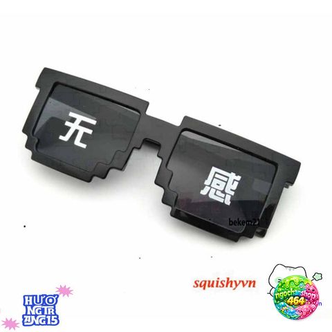 Kính Mát Thug Life Đen - Sunglasses Chất Lượng Cao Cho Game Thủ, Người Đam Mê Meme và Troll - Món Quà Độc Đáo