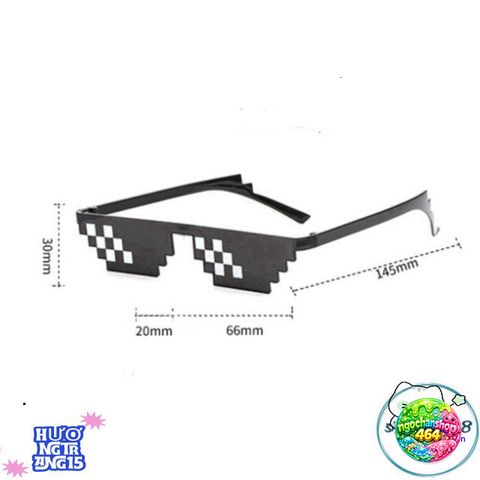 Kính Mát Thug Life 8bit Chống UV 400 - Kính Thời Trang Nam Phong Cách Độc Đáo, Tôn Vinh Cá Tính và Sự Năng Động