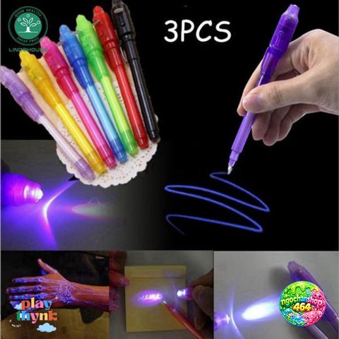 Bút Tàng Hình LED Ma Thuật SYX63 - Bút Viết Đáng Yêu với Đèn UV Đa Chức Năng cho Trẻ Em - Quà Tặng Bí Mật Thú Vị