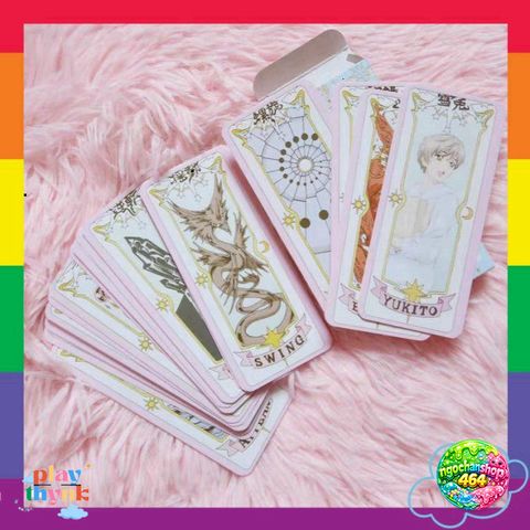 Bộ Bài Tarot Sakura Clear Card - Bộ Bài Bói 20 Lá và 9 Nhân Vật Anime - Quà Tặng Yêu Thích cho Fan Cardcaptor Sakura
