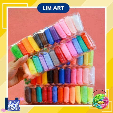 Bộ Đất Sét Tự Khô Nhiều Màu Chất Liệu An Toàn Kèm Dụng Cụ Tạo Hình Cho Trẻ Em - Sáng Tạo Nghệ Thuật Thoải Mái