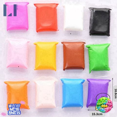 Bộ Đất Sét Tự Khô Nhiều Màu Chất Liệu An Toàn Kèm Dụng Cụ Tạo Hình Cho Trẻ Em - Sáng Tạo Nghệ Thuật Thoải Mái