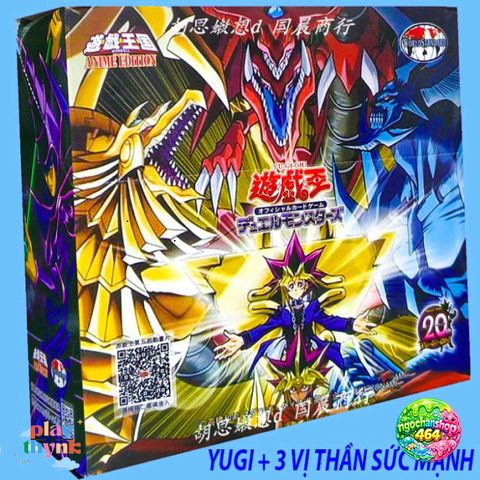Bộ Thẻ Bài Yugi-Oh Tam Thần Ai Cập - 240 Lá Game Vua Trò Chơi, Phong Cách Hoài Niệm Tuổi Thơ 8x 9x, Chất Liệu Giấy Cao Cấp