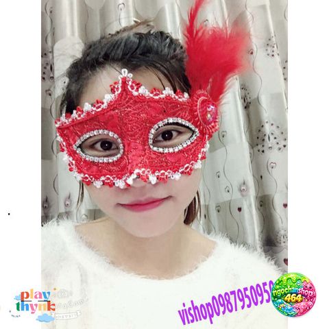 Mặt Nạ Hóa Trang Lông Vũ Y8 in 1 - Phong Cách Hiện Đại, Siêu Hot với Ảnh Thật, Thích Hợp Cho Tiệc Tùng và Sự Kiện