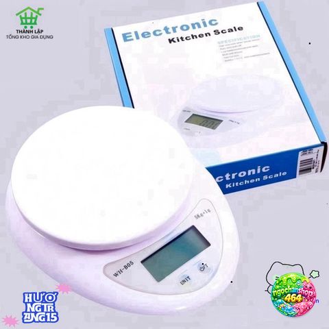 Cân Điện Tử Mini WH-B05 5kg - Chính Xác, Nhỏ Gọn, Tiện Lợi Cho Nấu Ăn Và Kiểm Soát Dinh Dưỡng