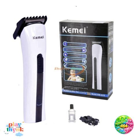 Tông Đơ Cắt Tóc Kemei KM-2516 Sạc Nhanh, An Toàn Cho Trẻ Em, Thiết Kế Nhỏ Gọn, Dễ Sử Dụng - Hàng Đầu Cho Gia Đình