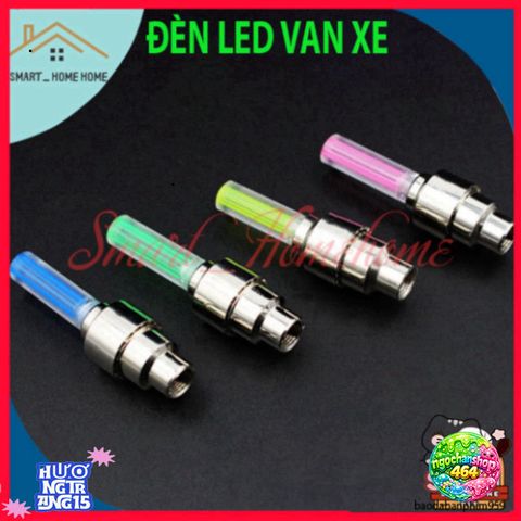 Đèn LED Gắn Van Xe Đạp/Máy Đa Sắc VAN9 - Phát Sáng Tự Động, Trang Trí Xe Cực Đẹp và An Toàn Ban Đêm