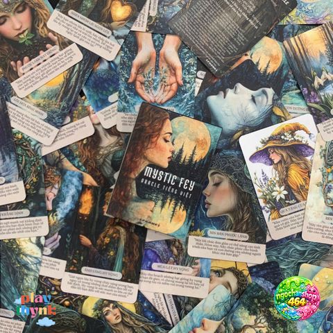 Bộ Bài Tiên Tri Mystic Fey Oracle Tiếng Việt - Khám Phá Thế Giới Huyền Bí và Phép Thuật Cổ Xưa