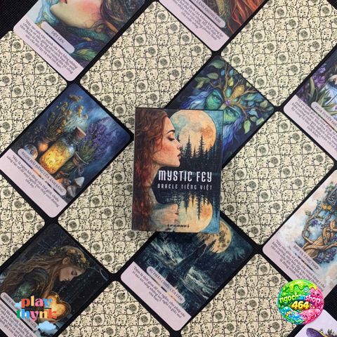 Bộ Bài Tiên Tri Mystic Fey Oracle Tiếng Việt - Khám Phá Thế Giới Huyền Bí và Phép Thuật Cổ Xưa