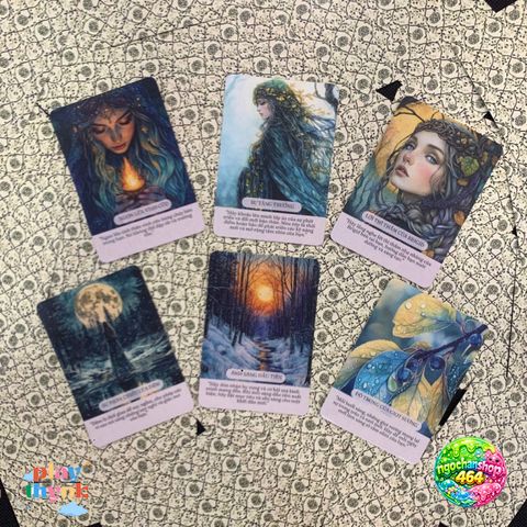 Bộ Bài Tiên Tri Mystic Fey Oracle Tiếng Việt - Khám Phá Thế Giới Huyền Bí và Phép Thuật Cổ Xưa