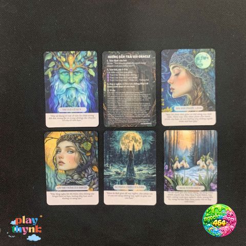 Bộ Bài Tiên Tri Mystic Fey Oracle Tiếng Việt - Khám Phá Thế Giới Huyền Bí và Phép Thuật Cổ Xưa