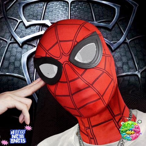 Mặt Nạ Siêu Anh Hùng Spider-Man Chịu Nước - Khẩu Trang Lycra Dễ Thương Cho Cosplay và Trang Trí Độc Đáo
