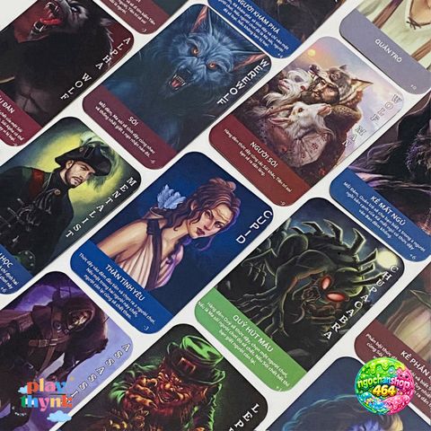 Bài Ma Sói Ultimate Việt Hóa - Boardgame Chiến Thuật 92 Lá, Trò Chơi Xã Hội Thú Vị, Phù Hợp Mọi Lứa Tuổi
