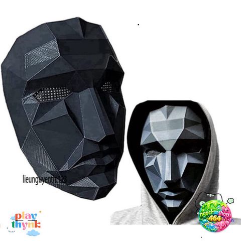 Mặt Nạ Halloween Nàng Con Mực - Mặt Nạ Squid Game An Toàn Cho Trẻ Em, Đồ Chơi Cosplay Sáng Tạo, Thích Hợp Trang Trí Tiệc Hóa Trang
