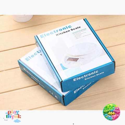 Cân Đèn Mini Điện Tử Yspring 5Kg - Cân Chính Xác 1G, Màn Hình LCD, Thiết Kế Gọn Nhẹ Thích Hợp Trong Bếp