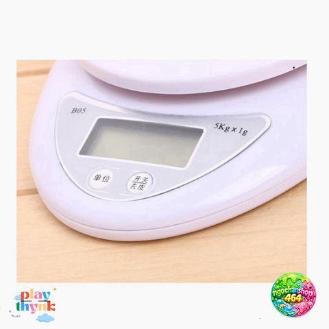Cân Đèn Mini Điện Tử Yspring 5Kg - Cân Chính Xác 1G, Màn Hình LCD, Thiết Kế Gọn Nhẹ Thích Hợp Trong Bếp