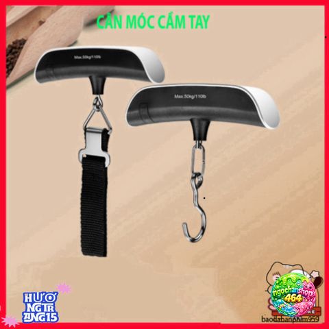 Cân Điện Tử Xách Tay Mini 50kg - Cân Du Lịch Tiện Lợi, Thiết Kế Gọn Nhẹ, Màn Hình LCD, Dễ Dàng Sử Dụng, Phụ Kiện Du Lịch Hữu Ích