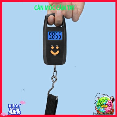 Cân Điện Tử Xách Tay Mini 50kg - Cân Du Lịch Tiện Lợi, Thiết Kế Gọn Nhẹ, Màn Hình LCD, Dễ Dàng Sử Dụng, Phụ Kiện Du Lịch Hữu Ích