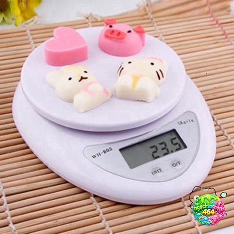 Cân Điện Tử Mini WH B05 - Thiết Kế Gọn Nhẹ, Đo Lường 5kg/1g, Dễ Dàng Sử Dụng Cho Nhà Bếp