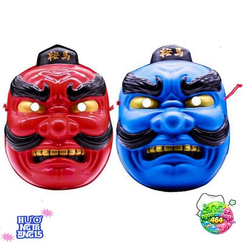 Mặt Nạ Halloween Tengu Bát Nhã - Mặt Nạ Cosplay Nhật Bản Hóa Trang Kinh Dị Cho Người Lớn Và Trẻ Em