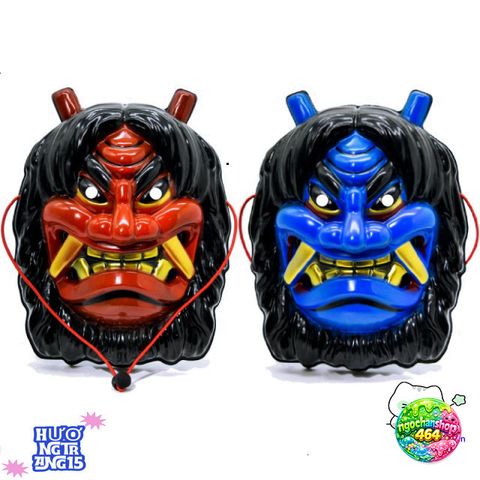Mặt Nạ Halloween Tengu Bát Nhã - Mặt Nạ Cosplay Nhật Bản Hóa Trang Kinh Dị Cho Người Lớn Và Trẻ Em