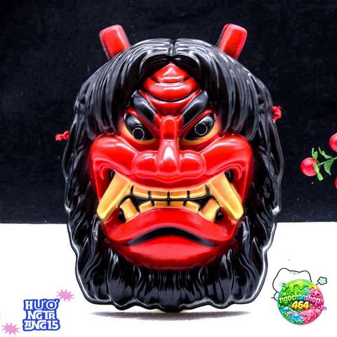 Mặt Nạ Halloween Tengu Bát Nhã - Mặt Nạ Cosplay Nhật Bản Hóa Trang Kinh Dị Cho Người Lớn Và Trẻ Em