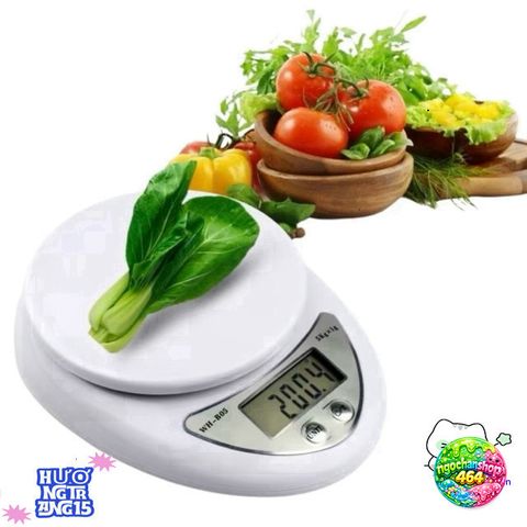 Cân điện tử B05 1g - 5kg, Cân sức khỏe chính xác, Trọn bộ cân kèm pin AAA miễn phí - Thiết bị hữu ích cho gia đình
