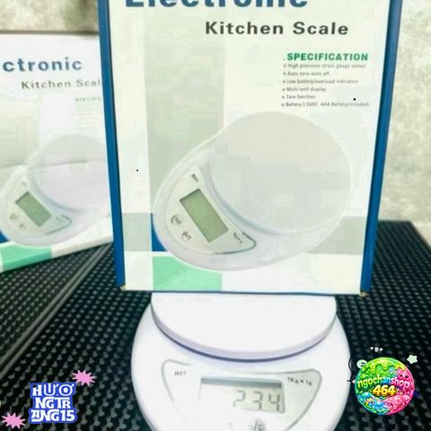 Cân điện tử B05 1g - 5kg, Cân sức khỏe chính xác, Trọn bộ cân kèm pin AAA miễn phí - Thiết bị hữu ích cho gia đình
