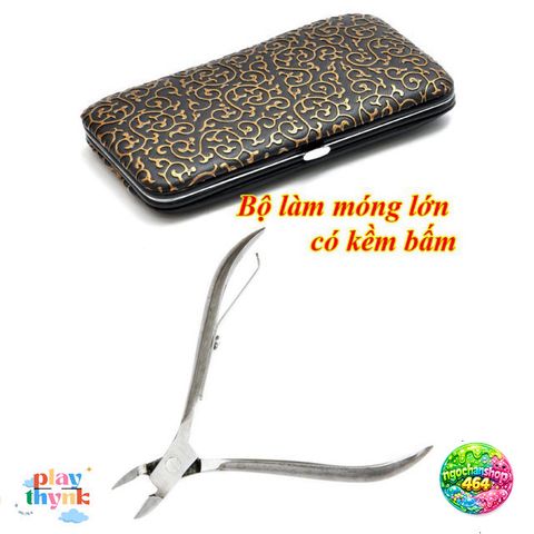 Bộ Dụng Cụ Chăm Sóc Móng Jmã CK 12 Món - Kềm Bấm Móng Lớn Chất Lượng Cao, Kit Chăm Sóc Tay Toàn Diện