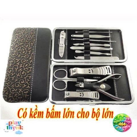 Bộ Dụng Cụ Chăm Sóc Móng Jmã CK 12 Món - Kềm Bấm Móng Lớn Chất Lượng Cao, Kit Chăm Sóc Tay Toàn Diện