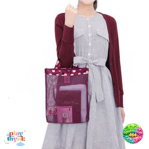 Túi Lưới Du Lịch Biển Tiện Dụng JJL-1164 - Thiết Kế Nhỏ Gọn, Vải Lưới Bền, Đựng Đồ Gọn Gàng cho Chuyến Đi Nghỉ Mát