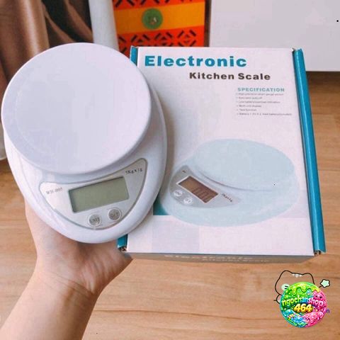 Cân điện tử Greenbar CH305 - Cân tiểu ly thông minh với chức năng Timer, độ chính xác 1g-5kg, thiết kế sang trọng cho bếp nhỏ