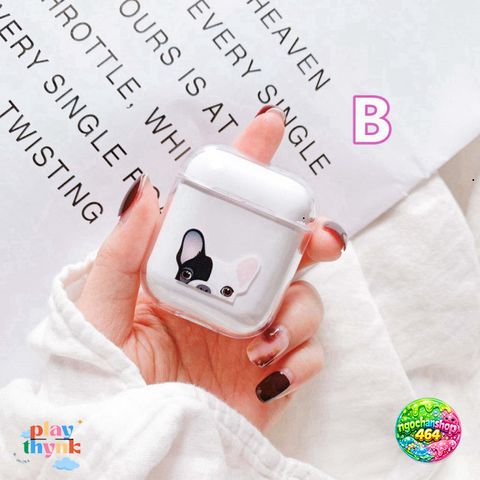 Hộp Bảo Vệ Tai Nghe Hình Thú Ngộ Nghĩnh - Chống Rơi Vỡ Dành Cho AirPods, Phụ Kiện Cartoon Dễ Thương