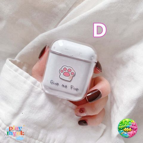 Hộp Bảo Vệ Tai Nghe Hình Thú Ngộ Nghĩnh - Chống Rơi Vỡ Dành Cho AirPods, Phụ Kiện Cartoon Dễ Thương