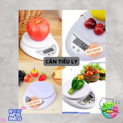 Cân Điện Tử Mini Định Lượng 1-5kg Cao Cấp - Dụng Cụ Làm Bánh Tiện Lợi, Nhẹ, Chính Xác Cho Người Đam Mê Nấu Nướng