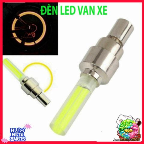 Đèn LED Nắp Van Lốp Xe Đạp - Đèn Trang Trí Bánh Xe An Toàn Ban Đêm, Thiết Kế Dễ Lắp Đặt, Nhiều Màu Sắc Sáng Rực