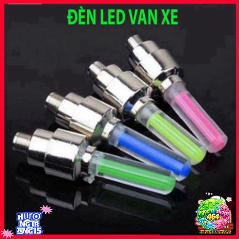 Đèn LED Nắp Van Lốp Xe Đạp - Đèn Trang Trí Bánh Xe An Toàn Ban Đêm, Thiết Kế Dễ Lắp Đặt, Nhiều Màu Sắc Sáng Rực