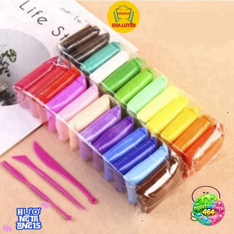 Bộ Đất Sét Tự Khô 24 Màu An Toàn Cao Cấp - Đồ Chơi Sáng Tạo Dành Cho ...