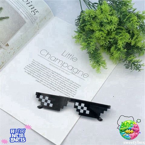 Kính Mát Thùng Life Đậm Chất Cá Tính Cho Nam Nữ - Thiết Kế Khảm Chống Chói, Bảo Vệ UV400, Phù Hợp Tiệc Tùng và Du Lịch
