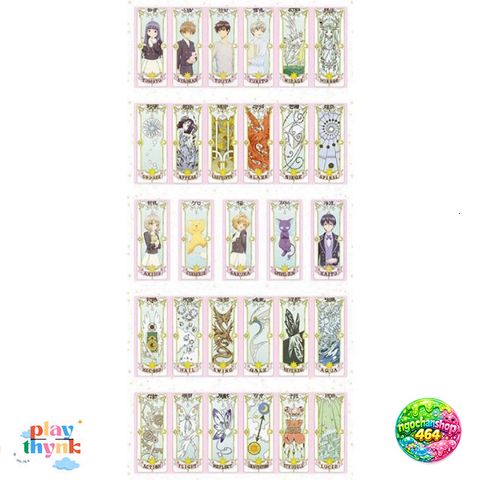 Bài Tarot Clow Card 29 Lá Màu Xanh Kimono Sakura - Bộ Bài Đặc Biệt May Mắn Từ Ngọc Chân