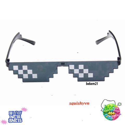 Kính Thug Life Mosaic Hip Hop - Kính Mắt UV400 Độc Đáo Dành Cho Nam Nữ Phong Cách Streetwear