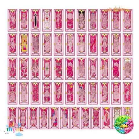 Bộ Thẻ Bài Clow Cardcaptor Sakura - Hộp Thẻ Tương Tác Anime Phép Thuật với Hình Ảnh Sống Động và Quà Tặng Ngẫu Nhiên