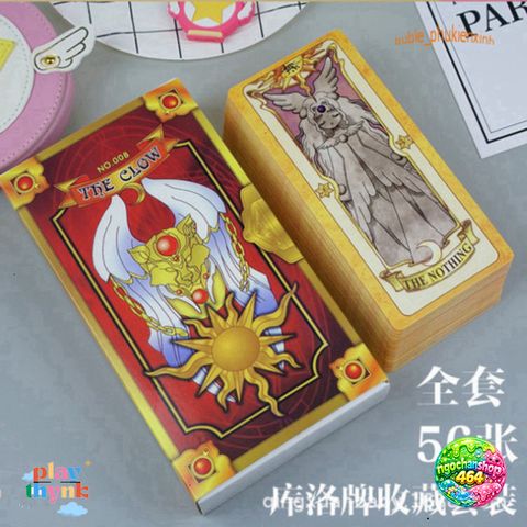 Bộ Thẻ Bài Clow Cardcaptor Sakura - Hộp Thẻ Tương Tác Anime Phép Thuật với Hình Ảnh Sống Động và Quà Tặng Ngẫu Nhiên