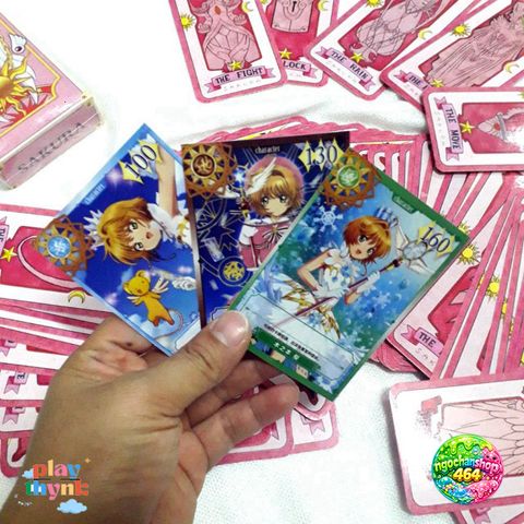 Bộ Bài Sakura 56 Lá Hồng Nâu - Dịch Tiếng Việt, Hướng Dẫn Chơi Bài - Quà Tặng Học Tiếng Nhật Sáng Tạo