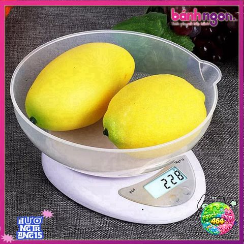 Cân Điện Tử Mini B05 - Cân Bánh Chính Xác 1g-5Kg Tặng 2 Pin AAA, Tiện Dụng Cho Nhà Bếp, Thể Dục, Làm Bánh