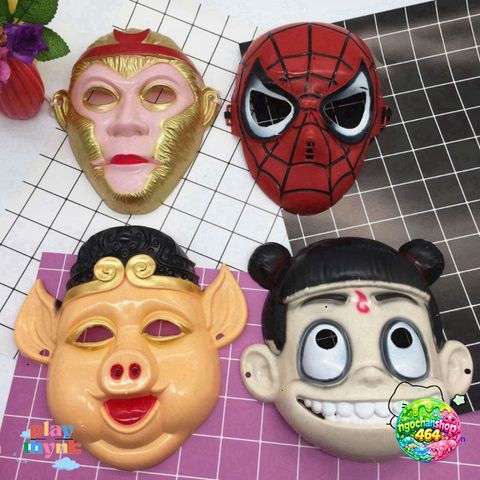 Mặt Nạ Spider-Man Cosplay Cho Bé - Mô Phỏng Siêu Anh Hùng An Toàn, Dễ Điều Chỉnh, Thích Hợp Cho Tiệc Halloween và Hóa Trang Avenger