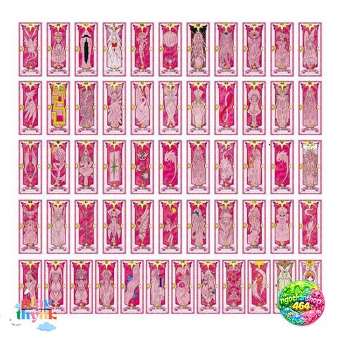 Thẻ Bài Tarot Clear Card Clow - Pha Lê Sakura Thủ Lãnh Đỏ - Quà Tặng Dành Cho Fan Anime và Manga