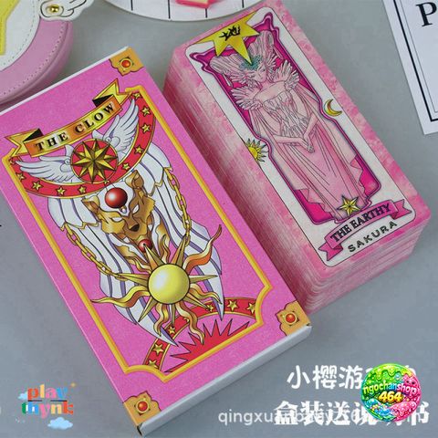 Thẻ Bài Tarot Clear Card Clow - Pha Lê Sakura Thủ Lãnh Đỏ - Quà Tặng Dành Cho Fan Anime và Manga